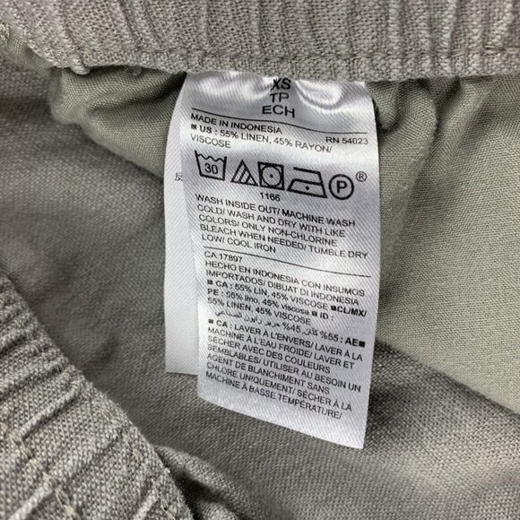 Old Navy Amalgam Linen Blend Wide Leg Lounge Pant XS - Picture 4 of 6